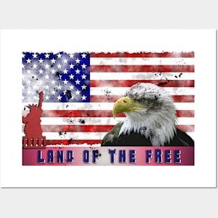 Land of the Free Posters and Art